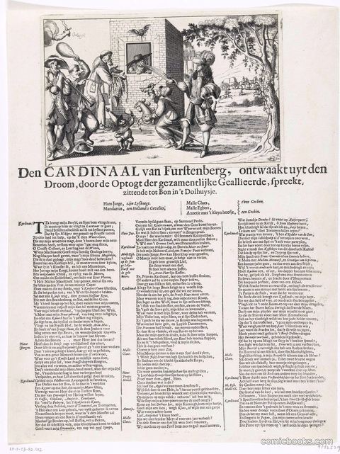 Den Cardinaal van Furstenberg, ontwaakt uyt den Droom