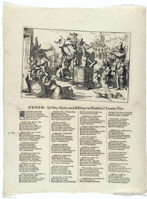 Droom: Op Viftory-Nacht, van de Bisschop van Munster in't Lazarus-Huys