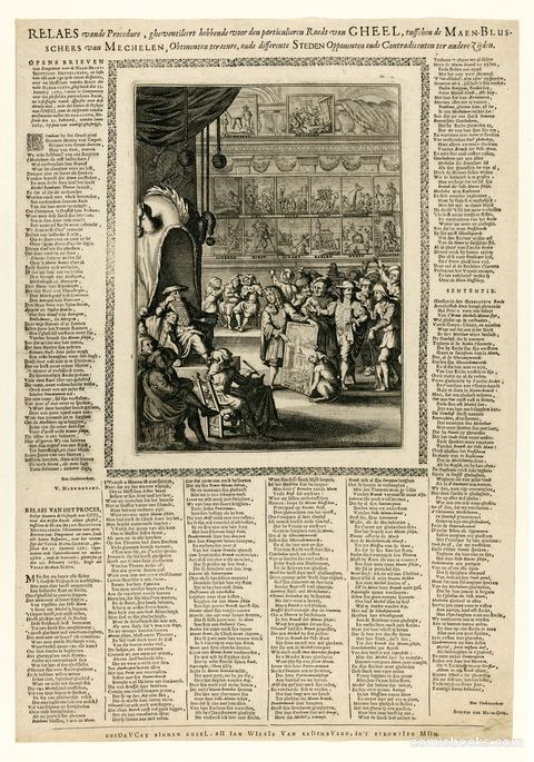 Satirical Print on the Mechelen Moonfire