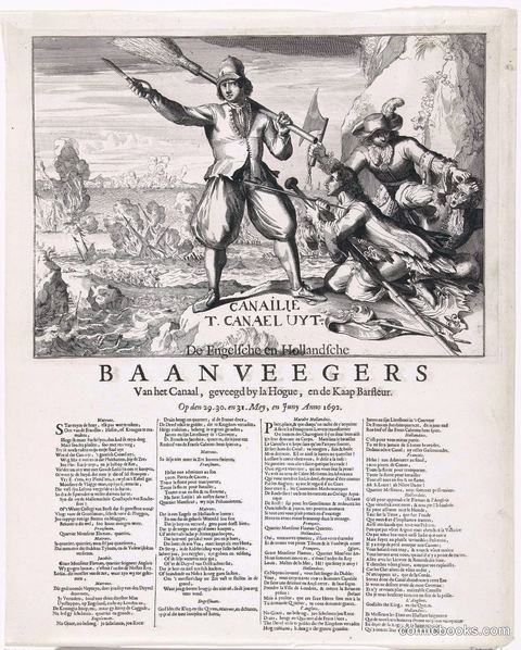 Dutch Victory Print: The Rout at Cape La Hogue, 1692