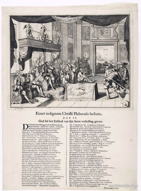 Exuet indignum Christi Plebecula luctum [Satirical Print on the Deplorable State of France Under Louis XIV's Rule]