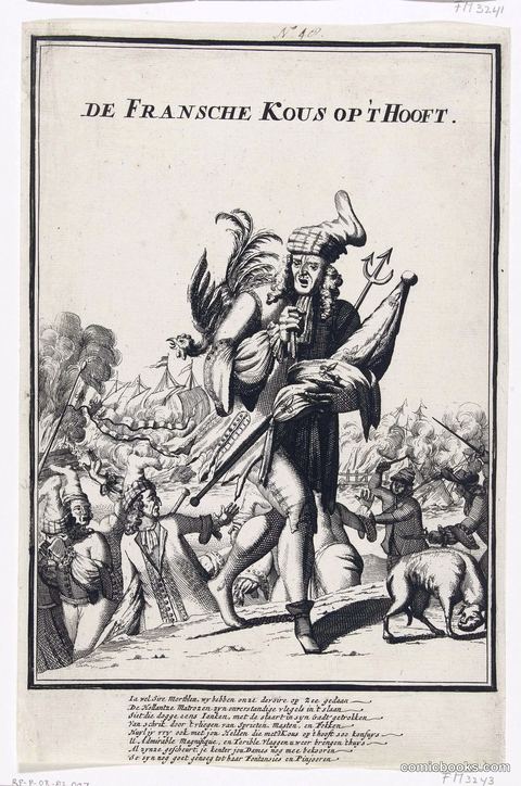 De Fransche Kous op't Hooft (The French Stocking on the Head)
