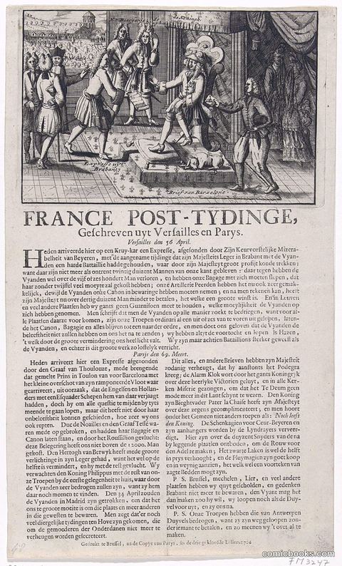 France Post-Tydinge: A Dutch Satire on French Military Defeats