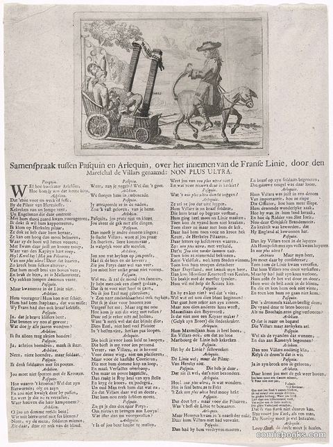 Satirical Print on the Taking of the French Line