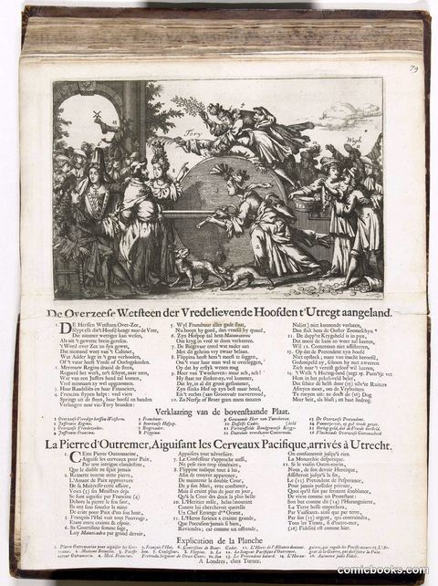 Satirical Print on the Peace of Utrecht