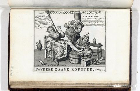 De vreedzame kopster (The Peaceful Barber)