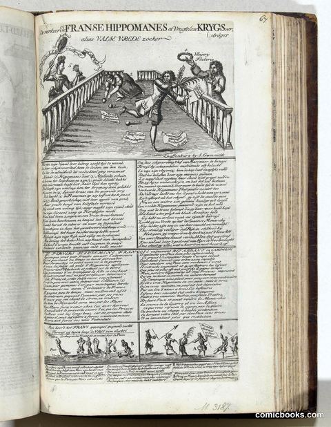 Allegorie met de wedstrijd tussen Atalanta en Hippomene