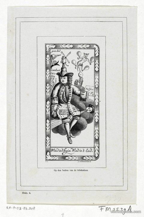 The Wind Merchant (Spotprent op de windhandelaar)