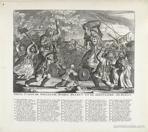 Battle Between Smullende Bubbel and Armoede (Poverty)