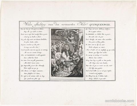 Ware afbeelding van de heer Quinquempoix