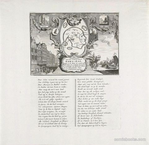 Het eiland Gekskop (The Island of Fools' Heads)
