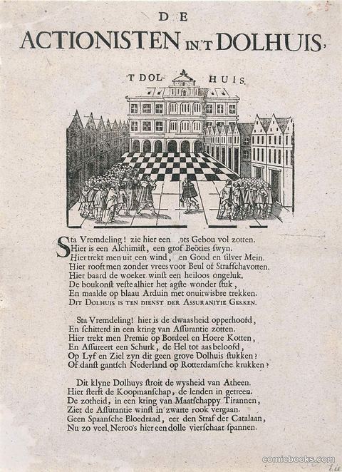 De Actionisten in't Dolhuis (The Stockbrokers in the Madhouse)