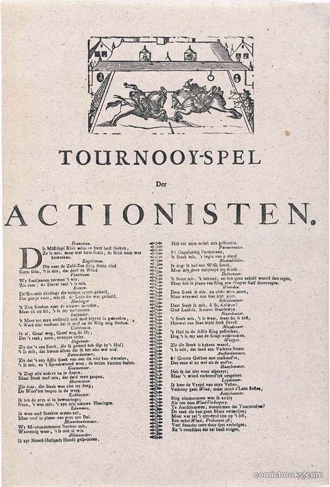 Toernooispel der Actionisten (Tournament of the Stockjobbers)