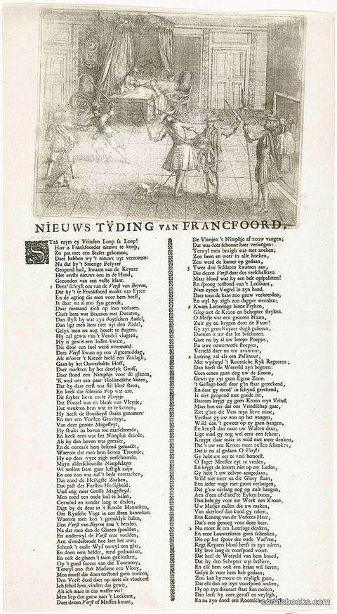 Nieuws Týding van Francfoord (News from Frankfurt)