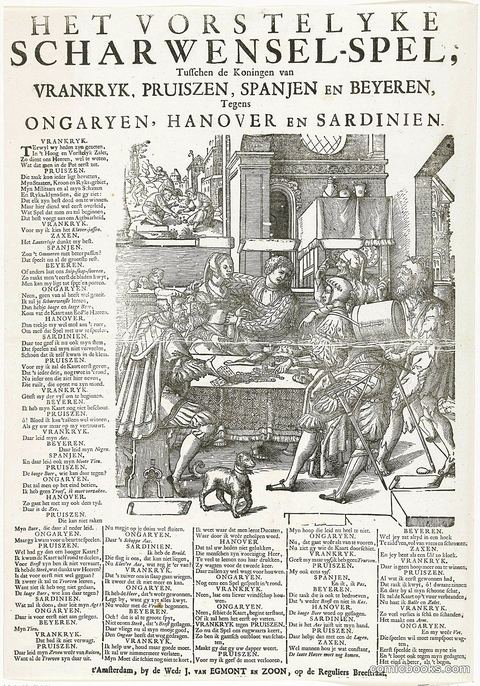 Het Vorstelyke Scharwensel-Spel [The Princely Sham-Game]
