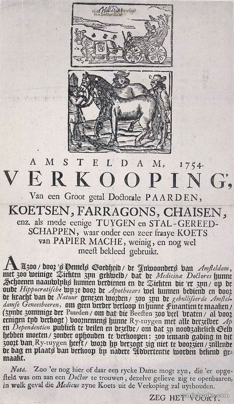 Sale of Deceased Surgeons' Effects, Amsterdam