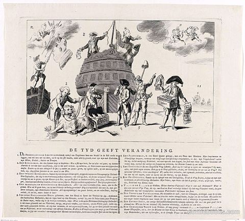 Political Print on the War Between the Republic and England