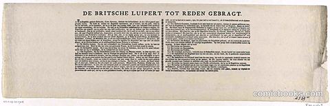 De Britsche Luipert tot Reden Gebragt [The British Leopard Brought to Reason]