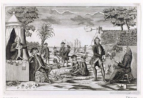 Political Satire on Anglo-American-Dutch Relations