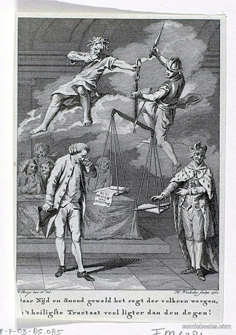 Allegory on England's Breaking of the 1670 Naval Treaty