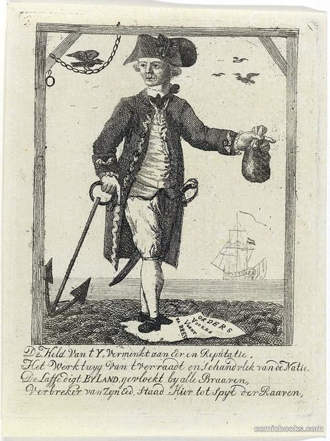 A Dutch Admiral Satirized