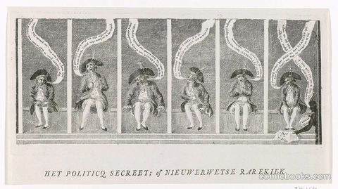 Het Politicq Secreet; of Nieuwerwetse Rarekiek (The Political Secret; or New-Fangled Peep Show)