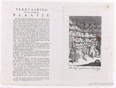 Verklaaring van het Neverstaande Plaatje [Explanation of the Curious Print]
