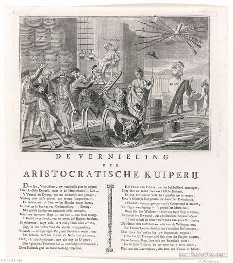 Devernieling der Aristocratische Kuiperij (The Ruin of Aristocratic Cooper-Work)