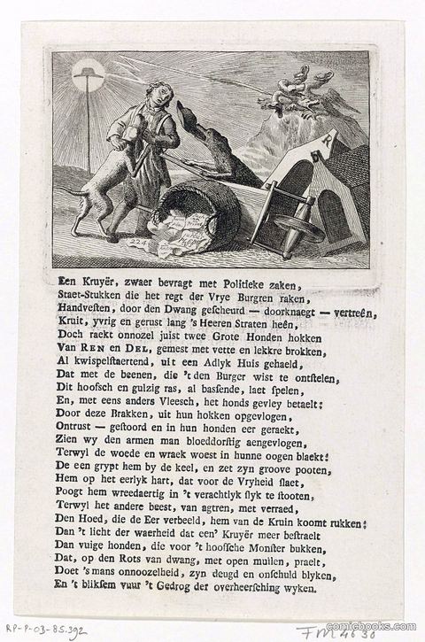 Political Satire on the Trial of De Politieke Kruier
