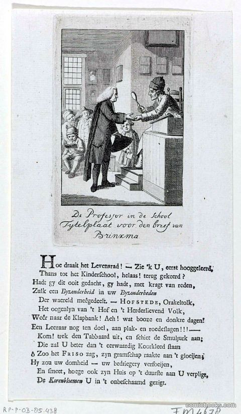 The Professor in School: A Jab at Petrus Hofstede