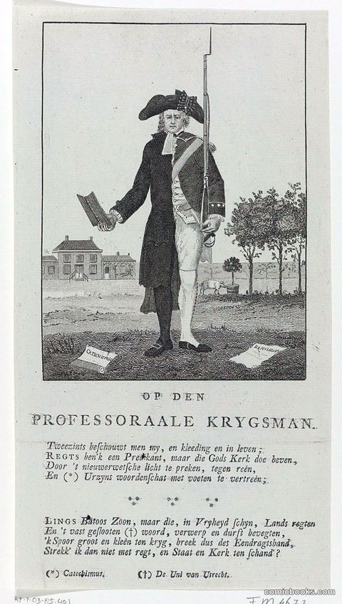 Op den Professoraale Krygsman (On the Professor-like Warrior)