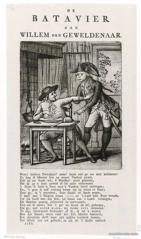 De Batavier aan Willem den Geweldenaar (The Batavian and Willem the Violent)