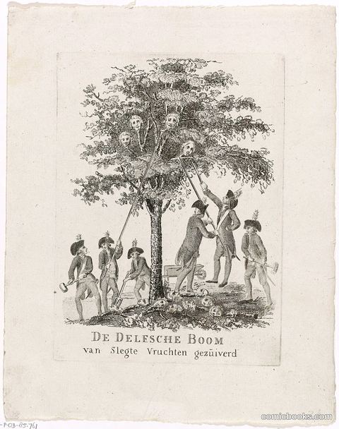 De Delfsche Boom van Slegte Vruchten gezuiverd (The Delft Tree of Bad Fruit Purged)