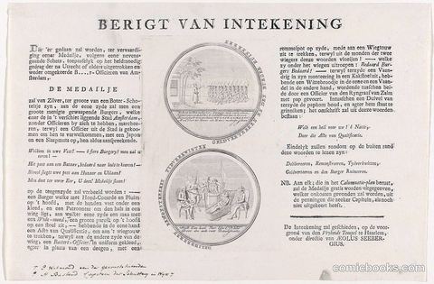 Spotprent op de terugkeer van de Amsterdamse patriotten uit Utrecht
