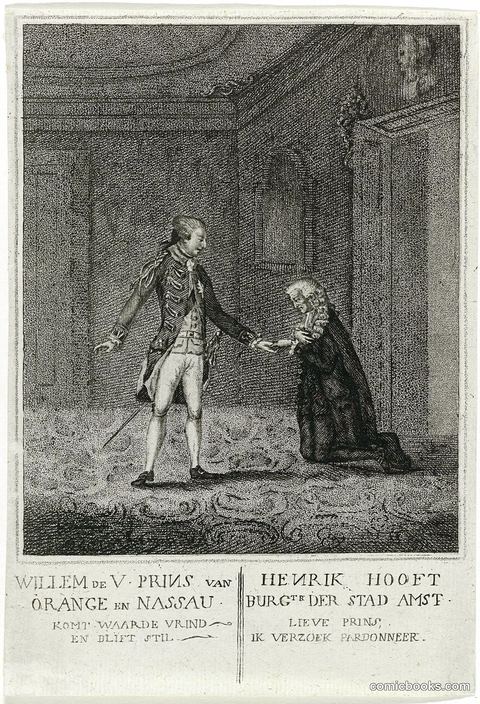 Political Print on the Dismissal of Burgemeester Hooft