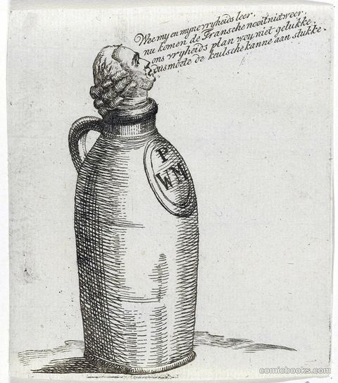 Spotprent op Pieter Witmond
