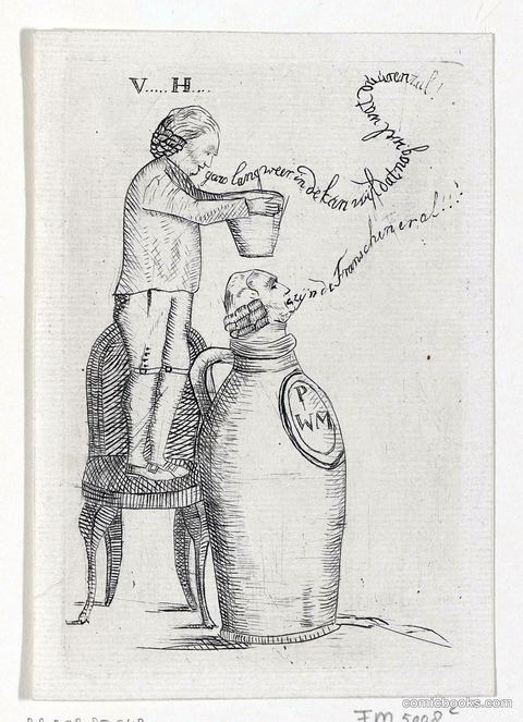 Spotprent op Pieter Witmond