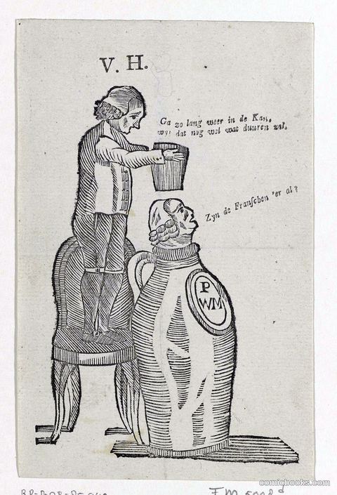Spotprent op Pieter Witmond