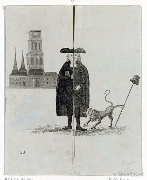 Political Satire on Johan Jacob le Sage ten Broek
