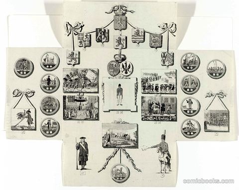 Bordspel over de patriotten [Board Game of the Patriots]