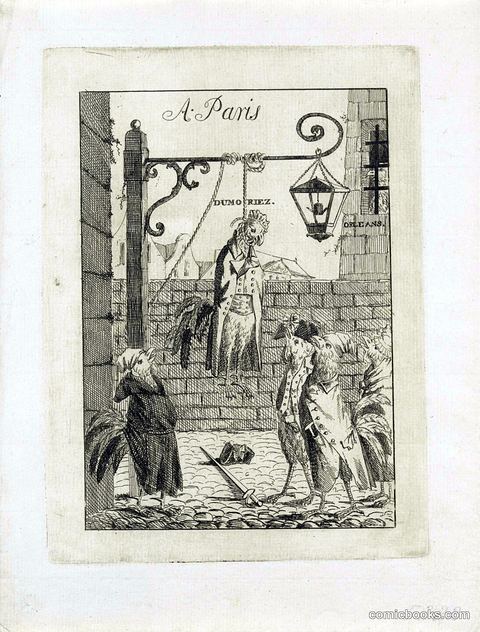 Dumouriez opgehangen (Dumouriez Hanged)
