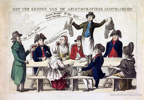 Het Ver Koopen van de Aristocratische Achtbaarheid (The Sale of Aristocratic Respectability)