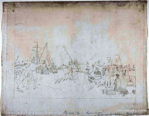 Satire on French Customs, 1813