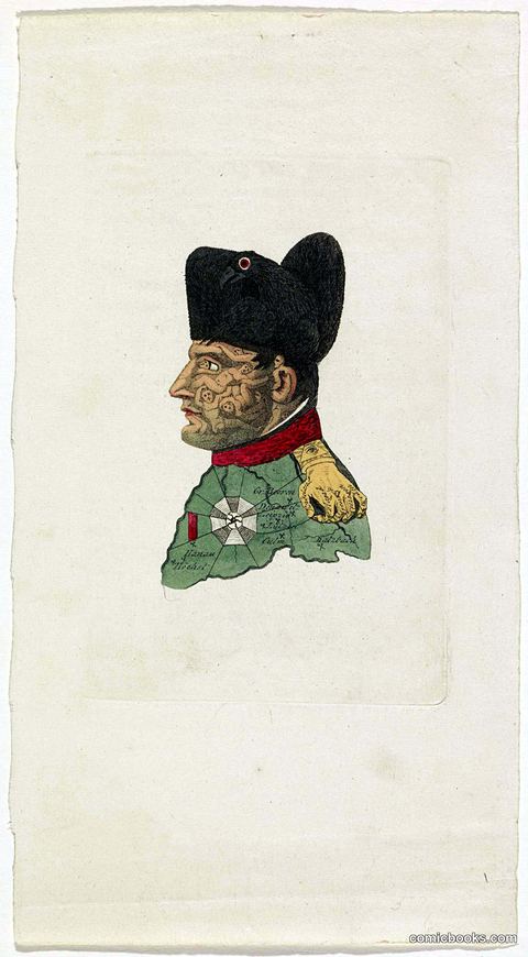 Spotprent op Napoleon (Caricature of Napoleon)