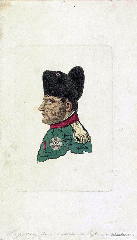 Spotprent op Napoleon