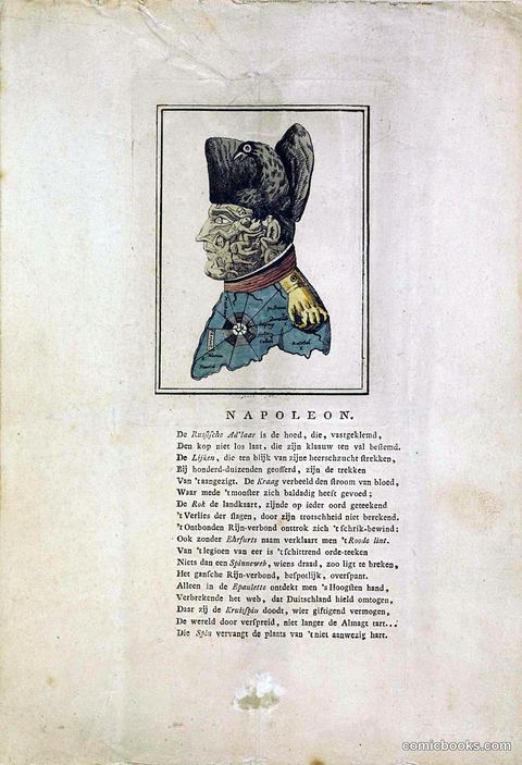 Spotprent op Napoleon