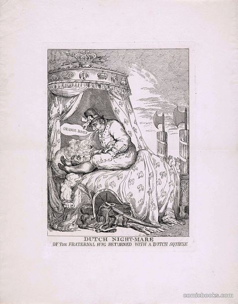 Dutch Night-Mare: Of the Fraternal Hug Returned with a Dutch Squeeze