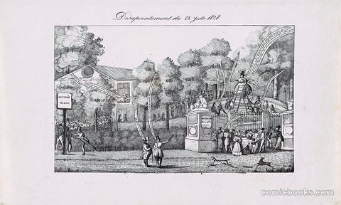 Disappointment at the Postponed Balloon Ascent of Elisa Garnerin, 1828