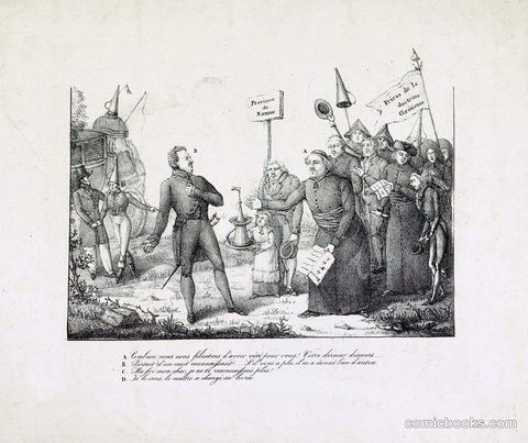 Political Satire on Baron de Stassart