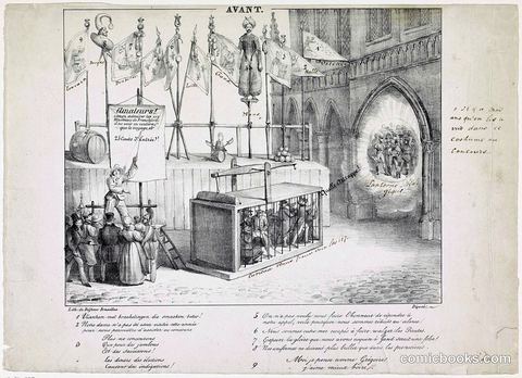 First Satirical Print on the Musical Competition in Brussels